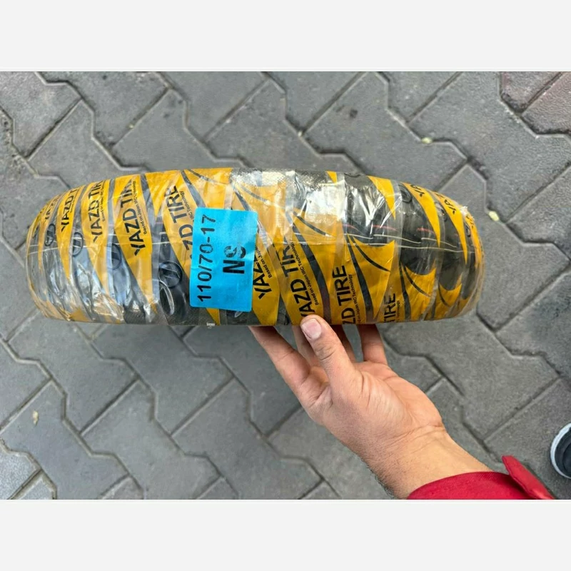 لاستیک موتور سیکلت سایز 110/70/17 یزد تایر