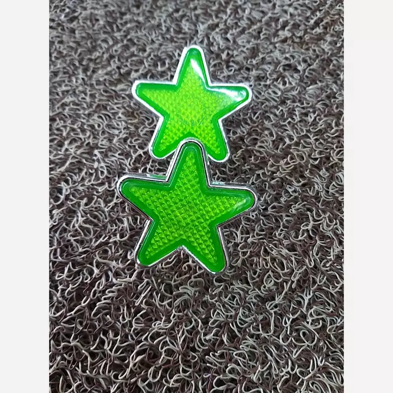 شبرنگ بغل گوشواره ستاره پیچ 6 سبز