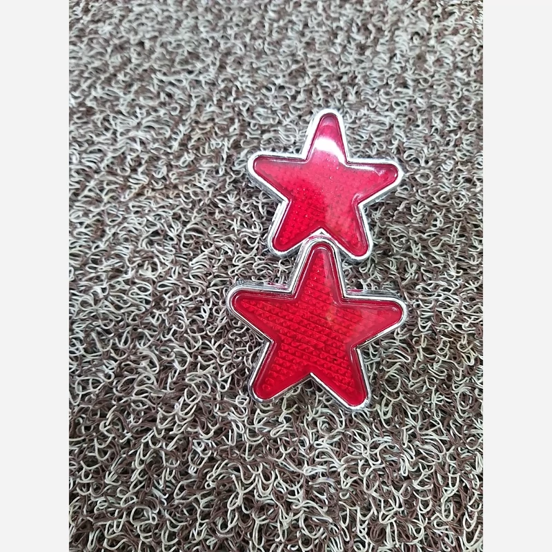 شبرنگ بغل گوشواره ستاره پیچ 6 قرمز