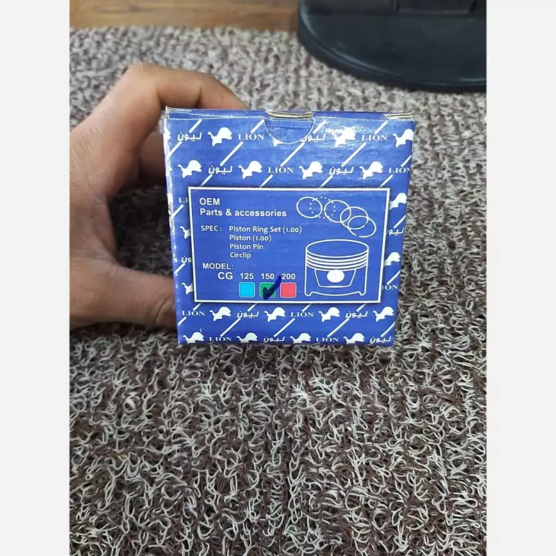 رینگ وپیستون 150 سی سی شماره 100 لیون