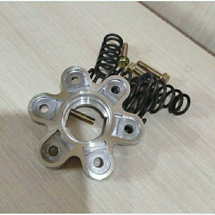 آلومینیوم روی چهارشاخ کلاچ 6 پیچ با فنر وپیچ